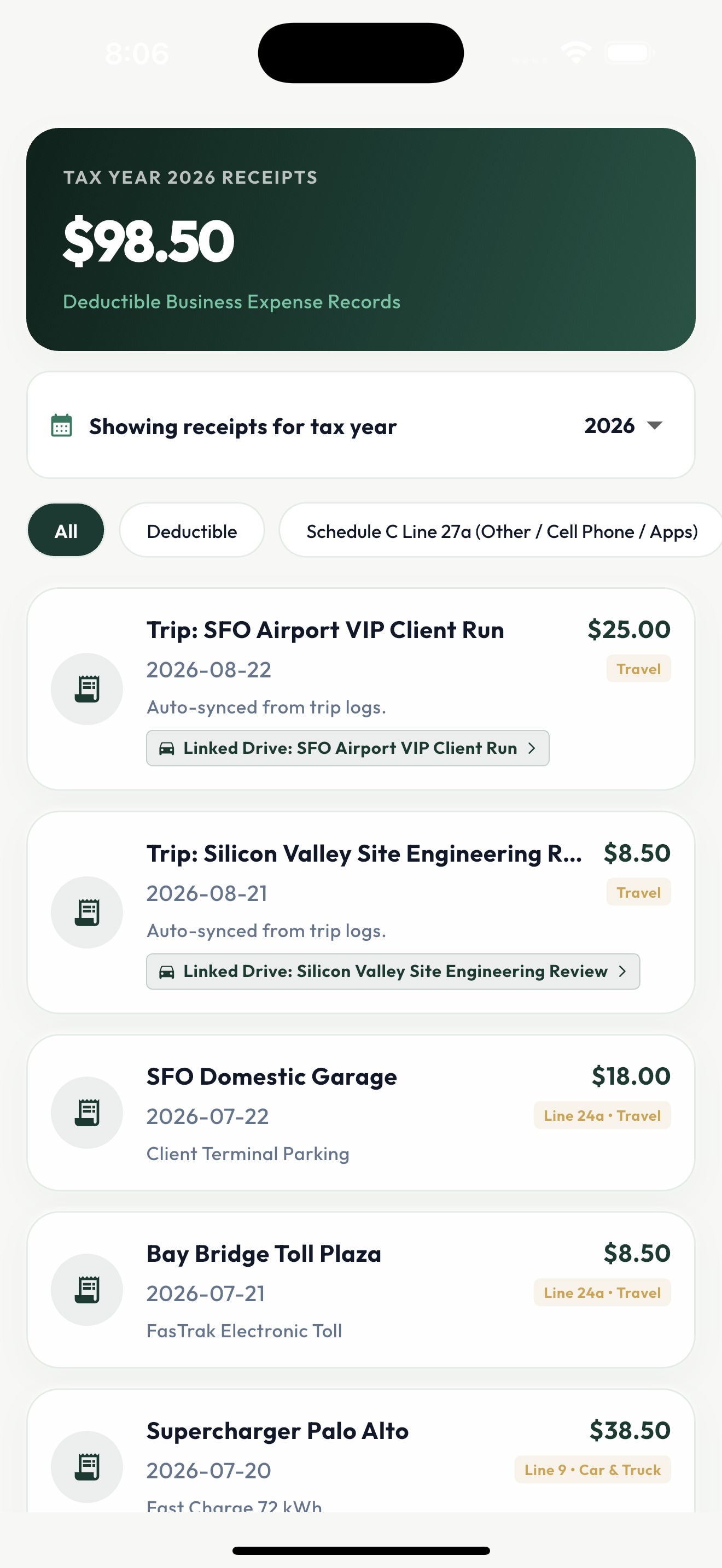 Smart Receipt OCR & Auto-Tolls